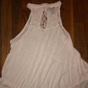 White Lace Tank Top